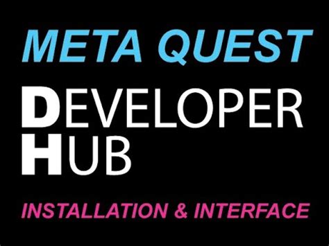 meta quest developer hub